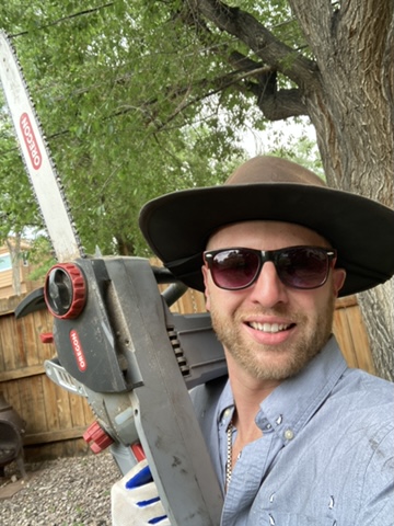 W.H. Hauling owner at work with tools