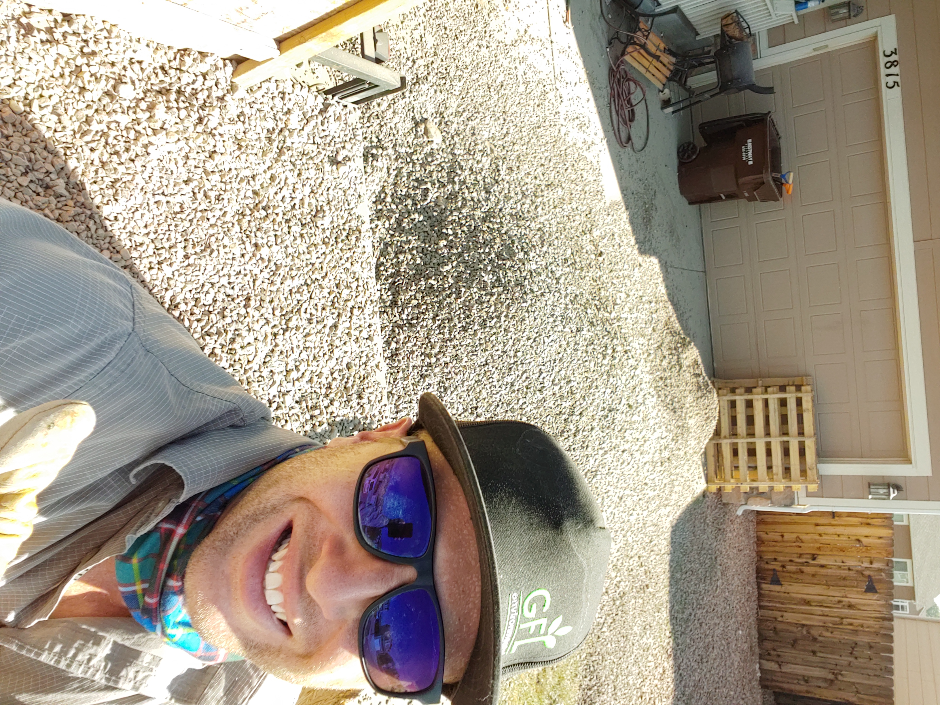 Hauling rock and landscaping materials